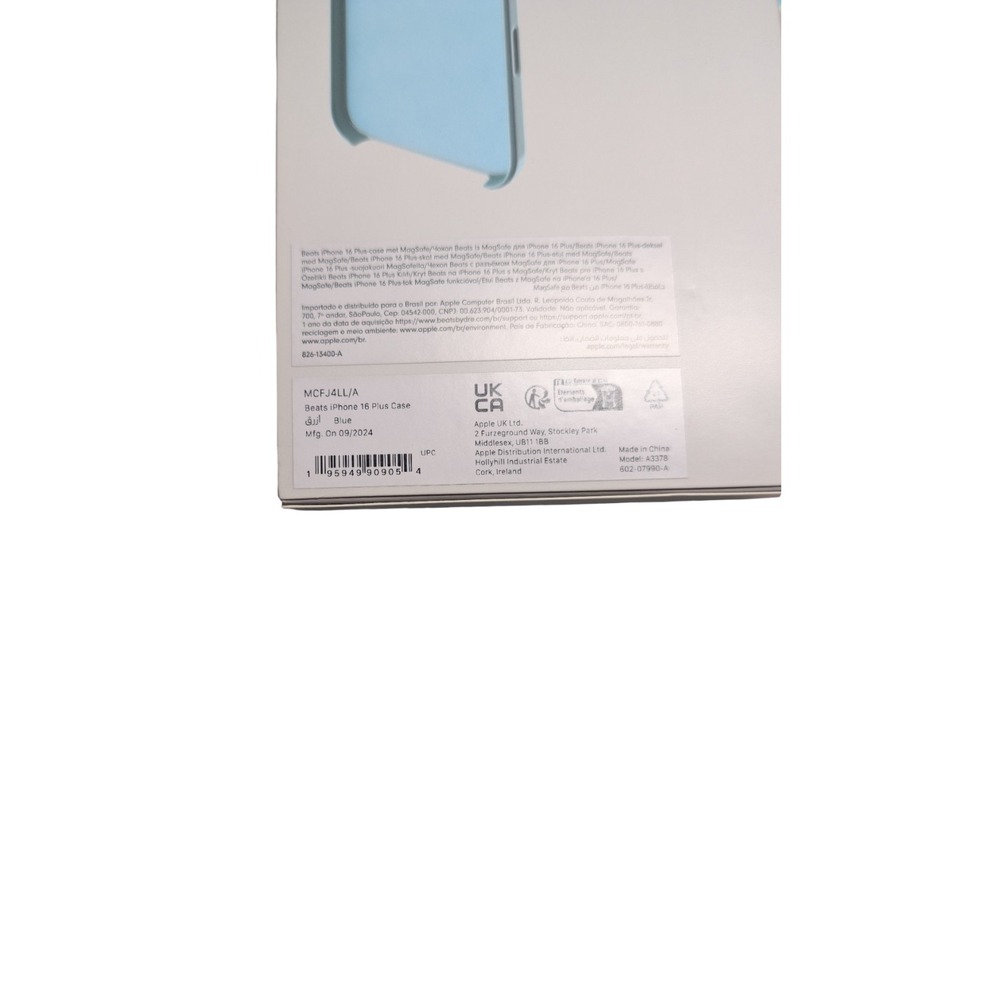 F7-O Beats By Dre Case for Apple iPhone 16 Plus MagSafe - Riptide Blue - Picture 3 of 6